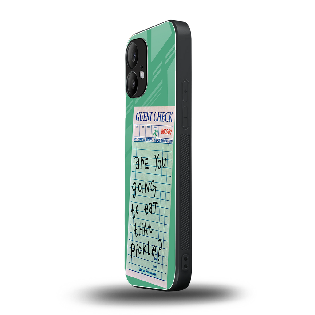 eat that pickle back phone cover | glass case for nothing phone 2