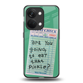 eat that pickle back phone cover | glass case for oneplus nord 3