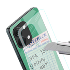 eat that pickle back phone cover | glass case for oneplus nord 3