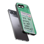 eat that pickle back phone cover | glass case for oneplus nord 4