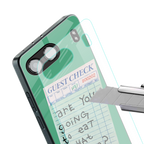 eat that pickle back phone cover | glass case for oneplus nord 4