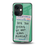eat that pickle back phone cover | glass case for oneplus nord ce 3