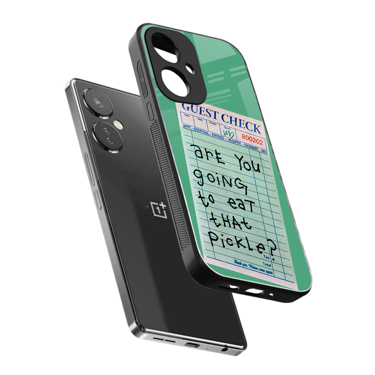 eat that pickle back phone cover | glass case for oneplus nord ce 3