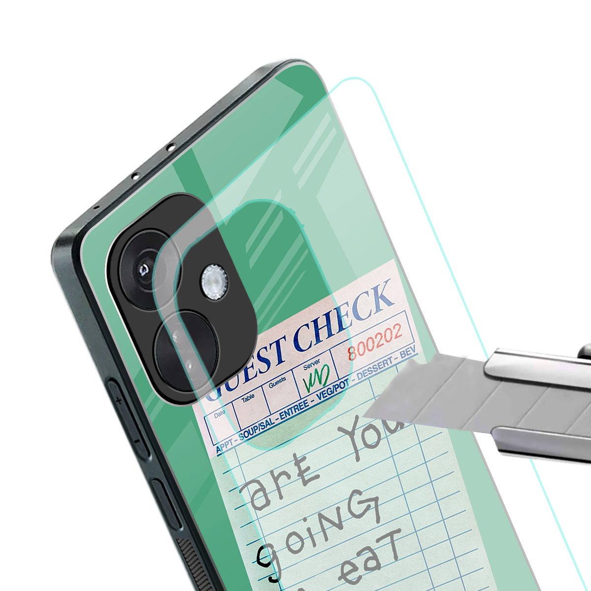 eat that pickle back phone cover | glass case for oneplus nord ce 3