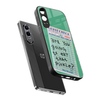 eat that pickle back phone cover | glass case for oneplus nord ce 4 lite