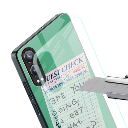 eat that pickle back phone cover | glass case for oneplus nord ce 4 lite