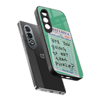 eat that pickle back phone cover | glass case for oneplus nord ce 4