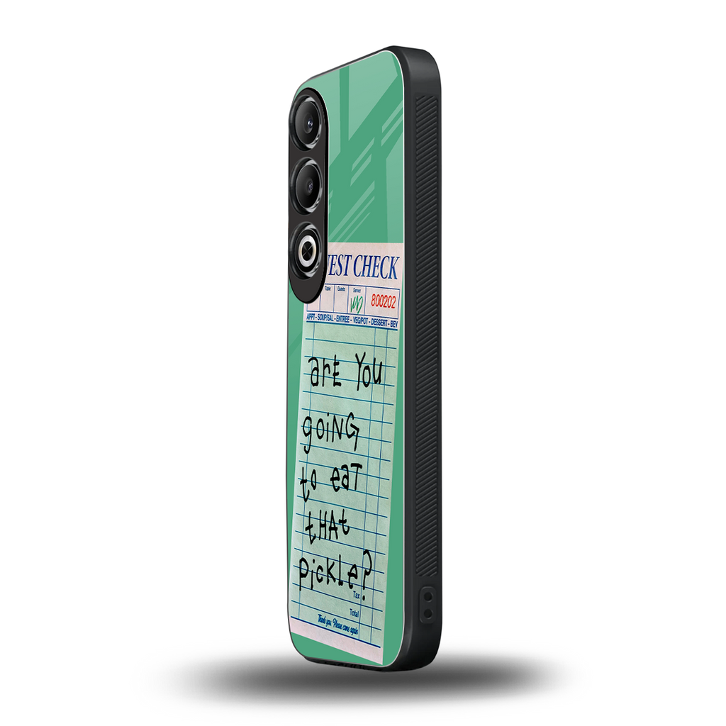 eat that pickle back phone cover | glass case for oneplus nord ce 4