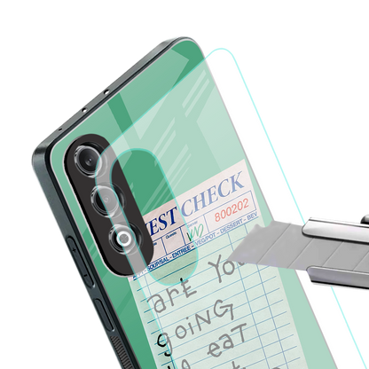 eat that pickle back phone cover | glass case for oneplus nord ce 4
