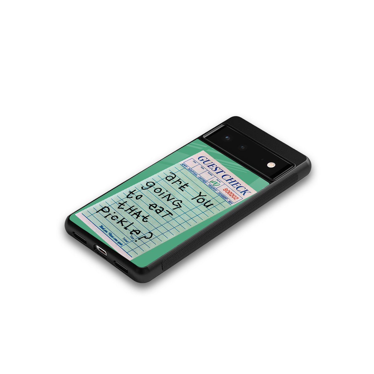 eat that pickle back phone cover | glass case for google pixel 6