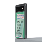 eat that pickle back phone cover | glass case for google pixel 6