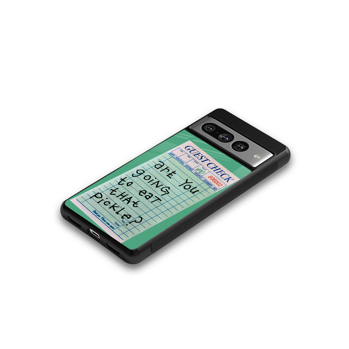eat that pickle back phone cover | glass case for google pixel 7 pro