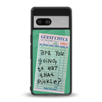 eat that pickle back phone cover | glass case for Google Pixel 7