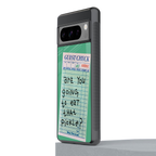 eat that pickle back phone cover | glass case for google pixel 8 pro