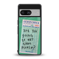 eat that pickle back phone cover | glass case for Google Pixel 8