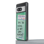 eat that pickle back phone cover | glass case for Google Pixel 8