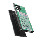 eat that pickle back phone cover | glass case for samsung galaxy s24 ultra