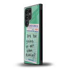 eat that pickle back phone cover | glass case for samsung galaxy s23 ultra