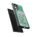 eat that pickle back phone cover | glass case for samsung galaxy s25 ultra
