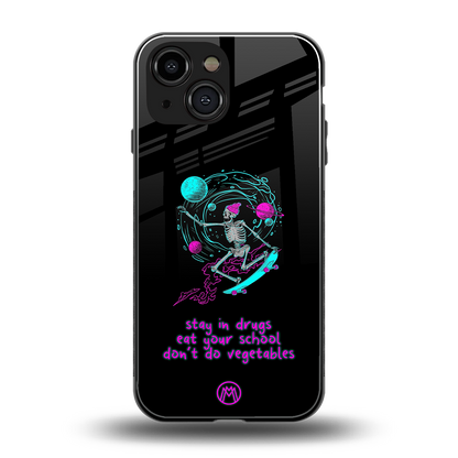 eat your school back phone cover | glass case for iphone 13 mini