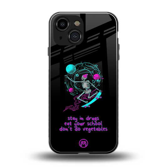eat your school back phone cover | glass case for iphone 13 mini