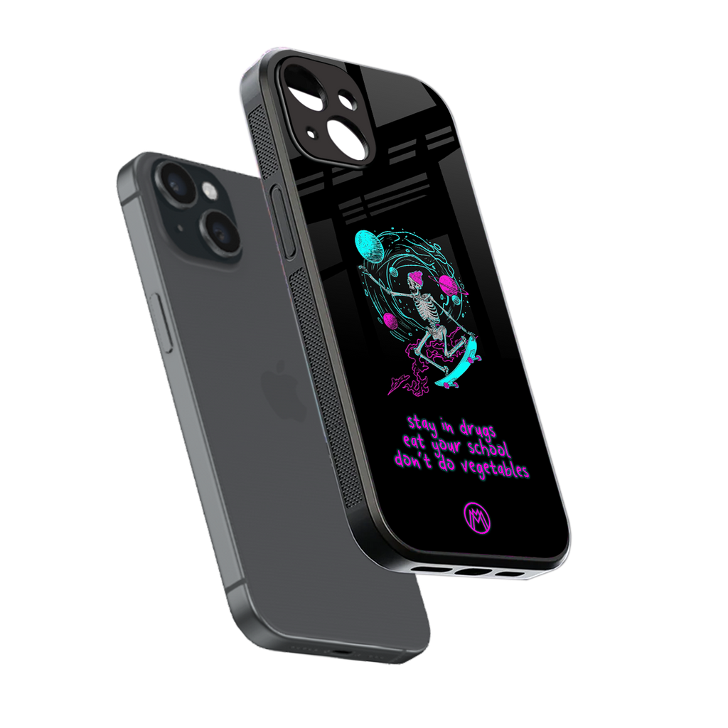 eat your school back phone cover | glass case for iphone 13 mini
