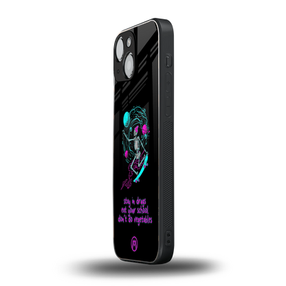 eat your school back phone cover | glass case for iphone 13 mini