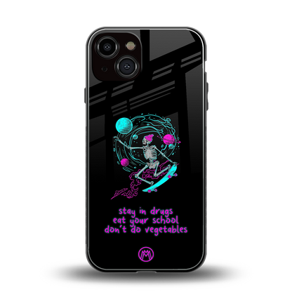 eat your school back phone cover | glass case for iphone 13