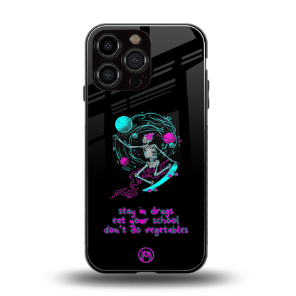 eat your school back phone cover | glass case for iphone 14 pro max