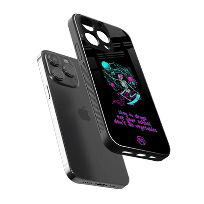 eat your school back phone cover | glass case for iphone 14 pro max