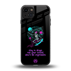 eat your school back phone cover | glass case for iphone 15
