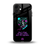 eat your school back phone cover | glass case for iphone 16 plus
