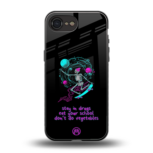 eat your school back phone cover | glass case for iphone 16e