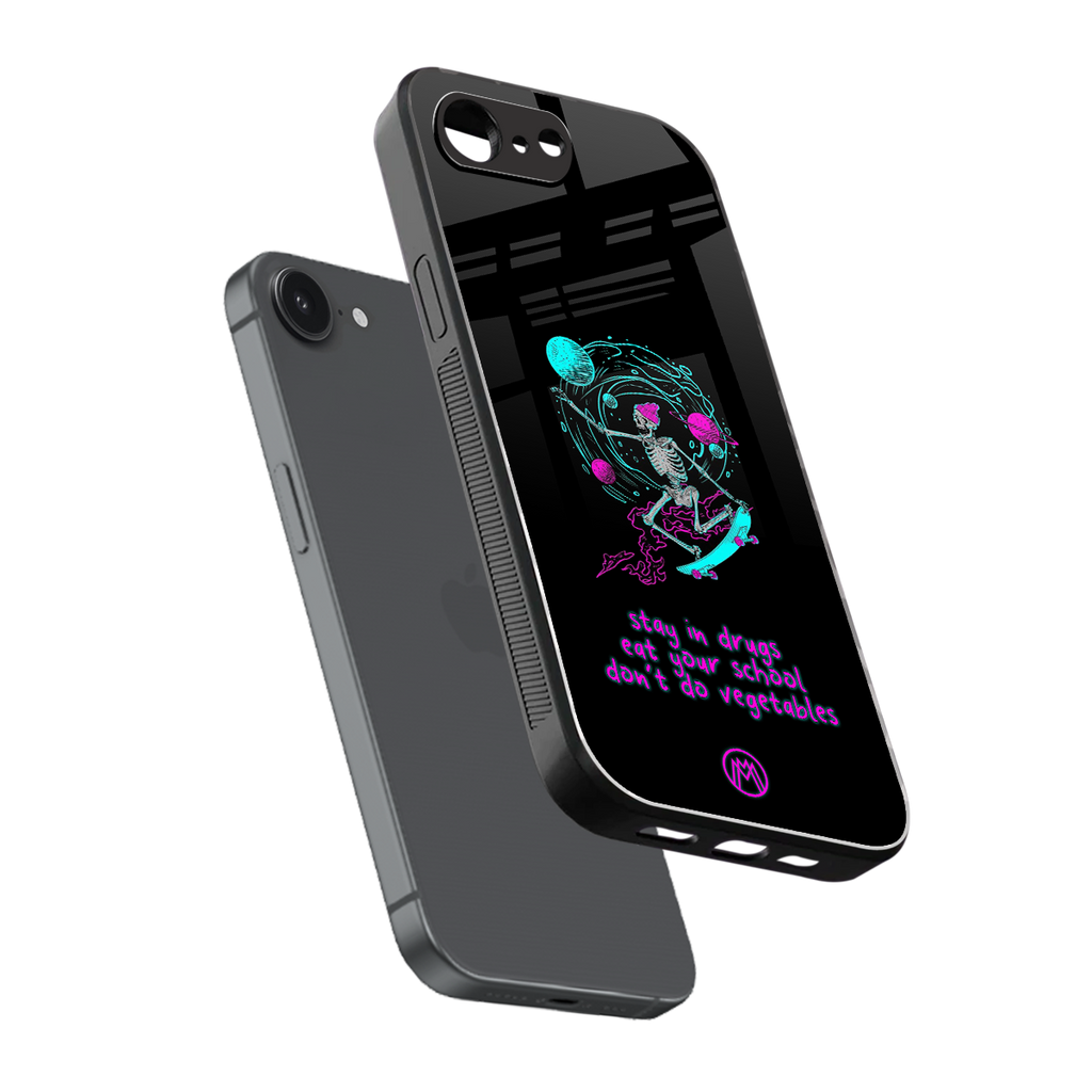 eat your school back phone cover | glass case for iphone 16e