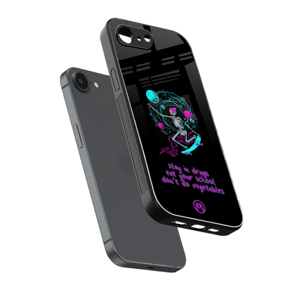 eat your school back phone cover | glass case for iphone 16e