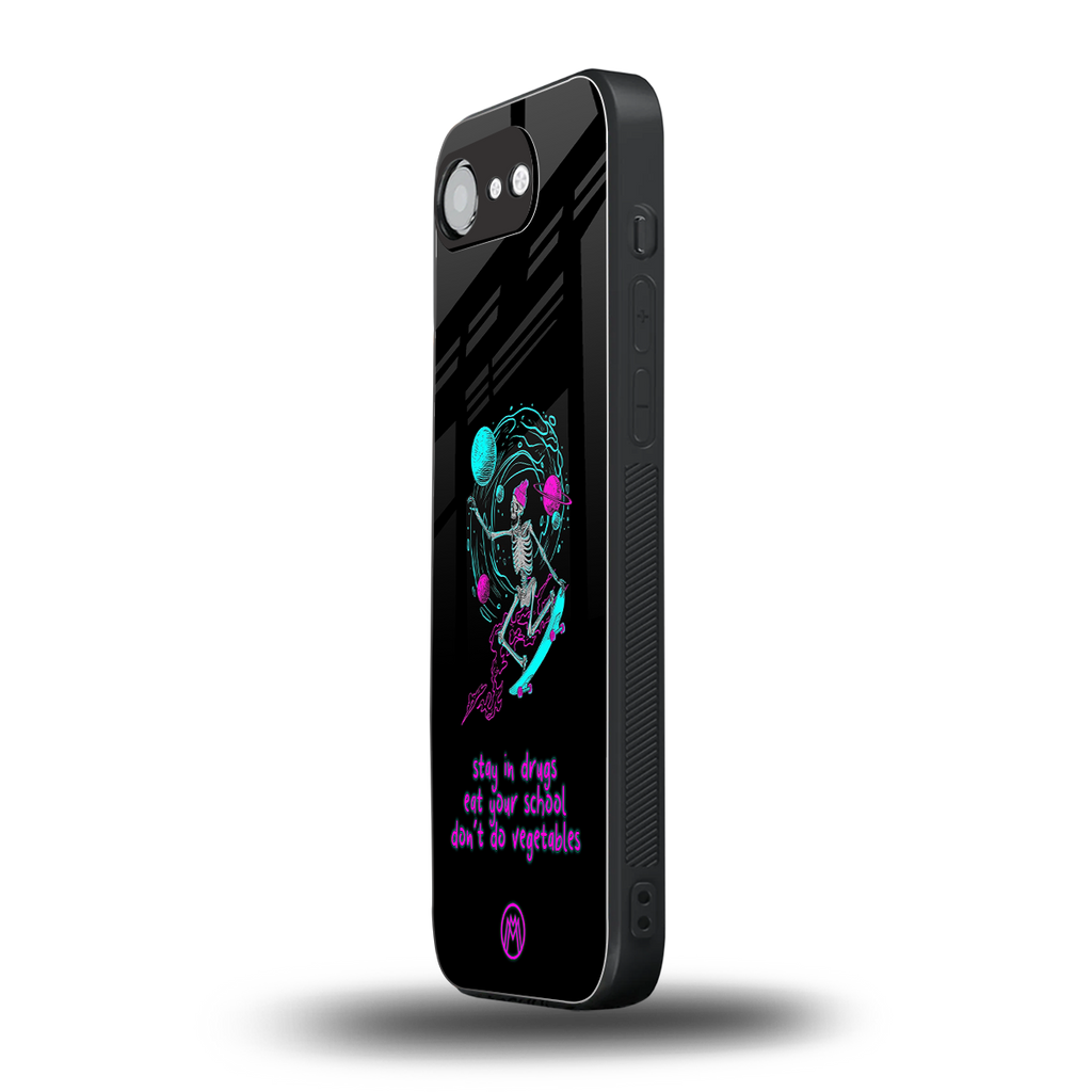eat your school back phone cover | glass case for iphone 16e
