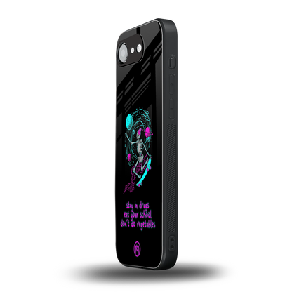 eat your school back phone cover | glass case for iphone 16e