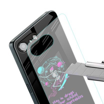 eat your school back phone cover | glass case for iphone 16e