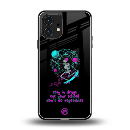 eat your school back phone cover | glass case for nothing phone 1