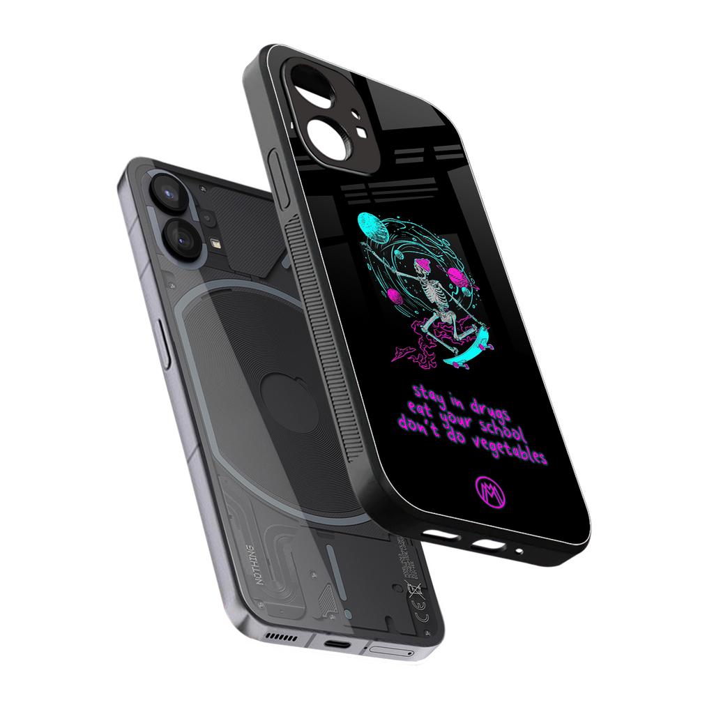 eat your school back phone cover | glass case for nothing phone 1