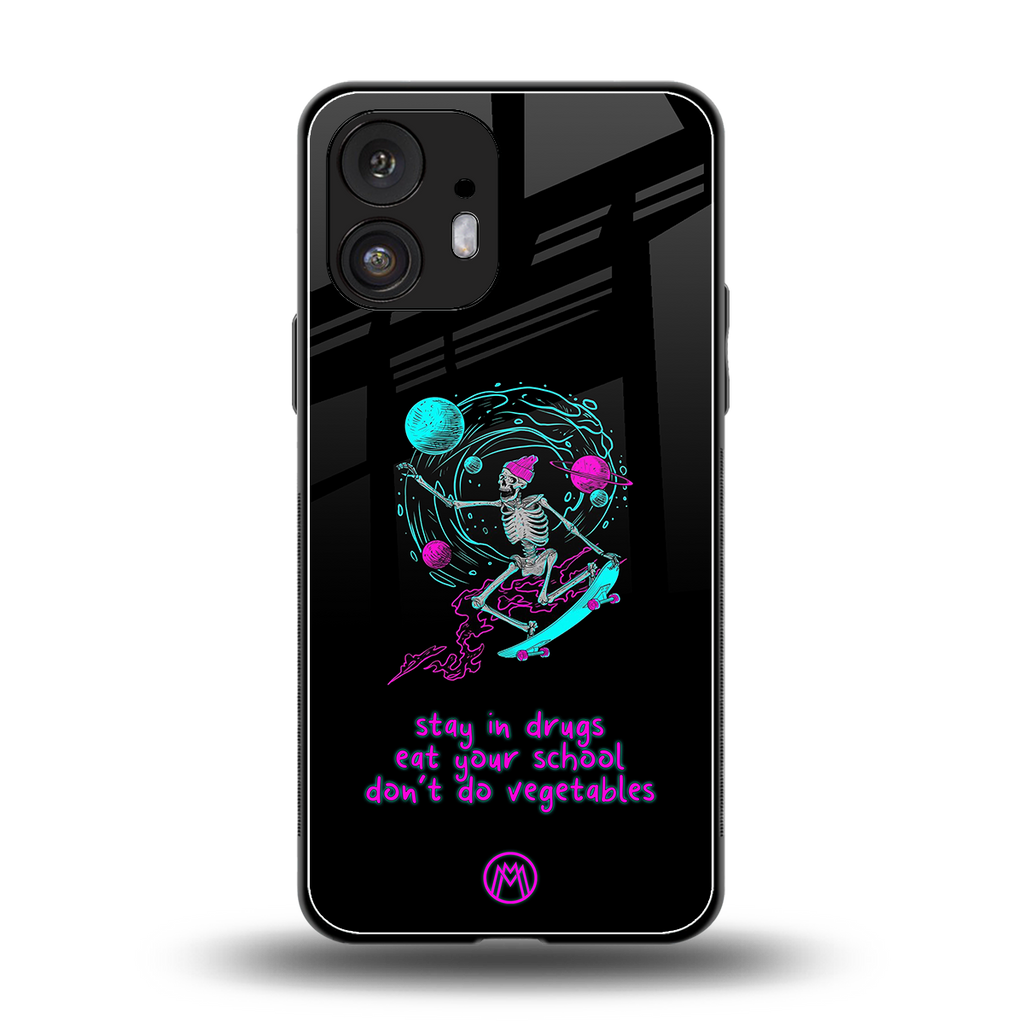 eat your school back phone cover | glass case for nothing phone 2