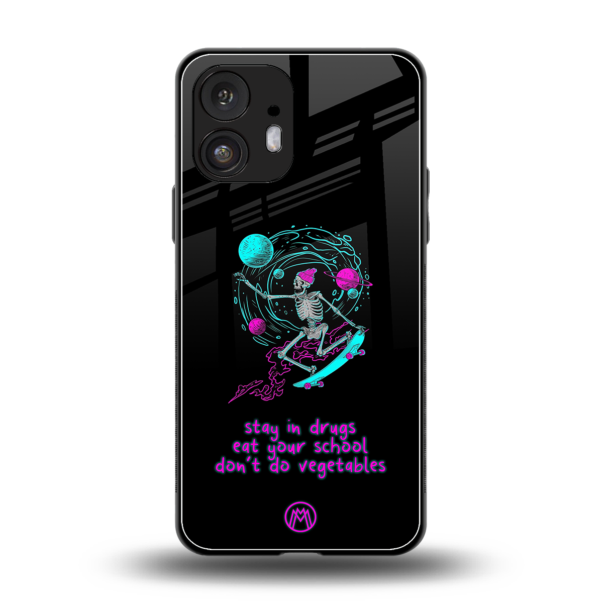 eat your school back phone cover | glass case for nothing phone 2