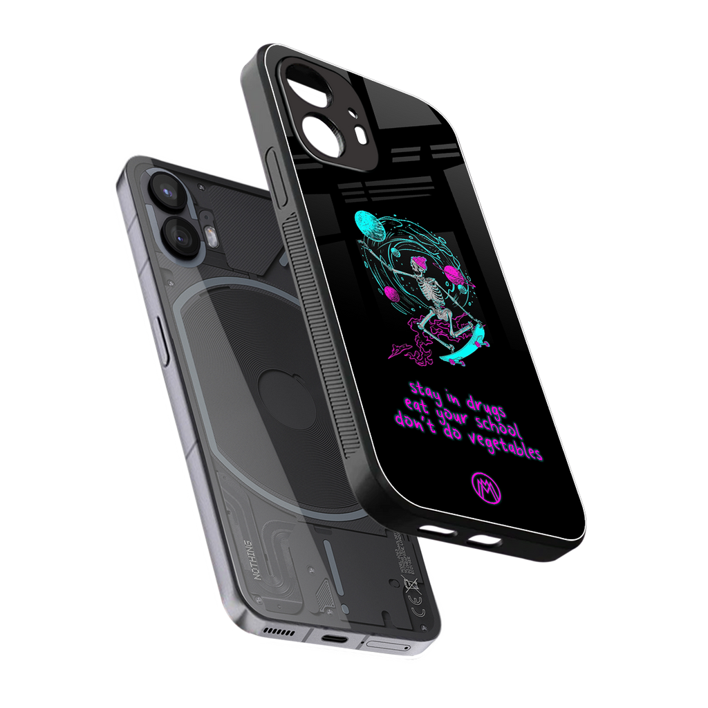 eat your school back phone cover | glass case for nothing phone 2