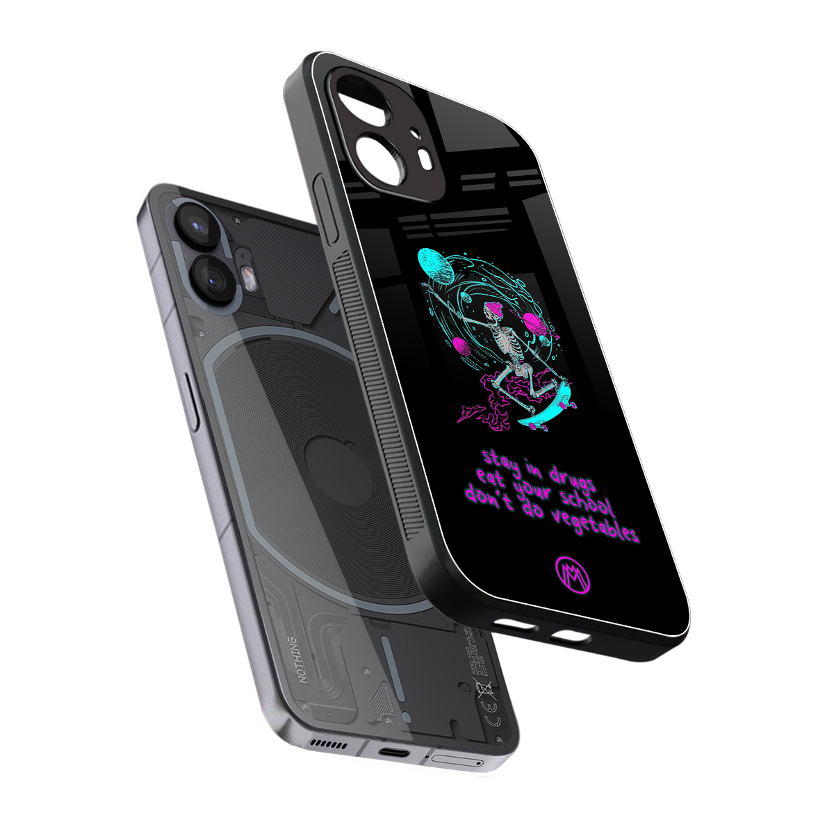 eat your school back phone cover | glass case for nothing phone 2