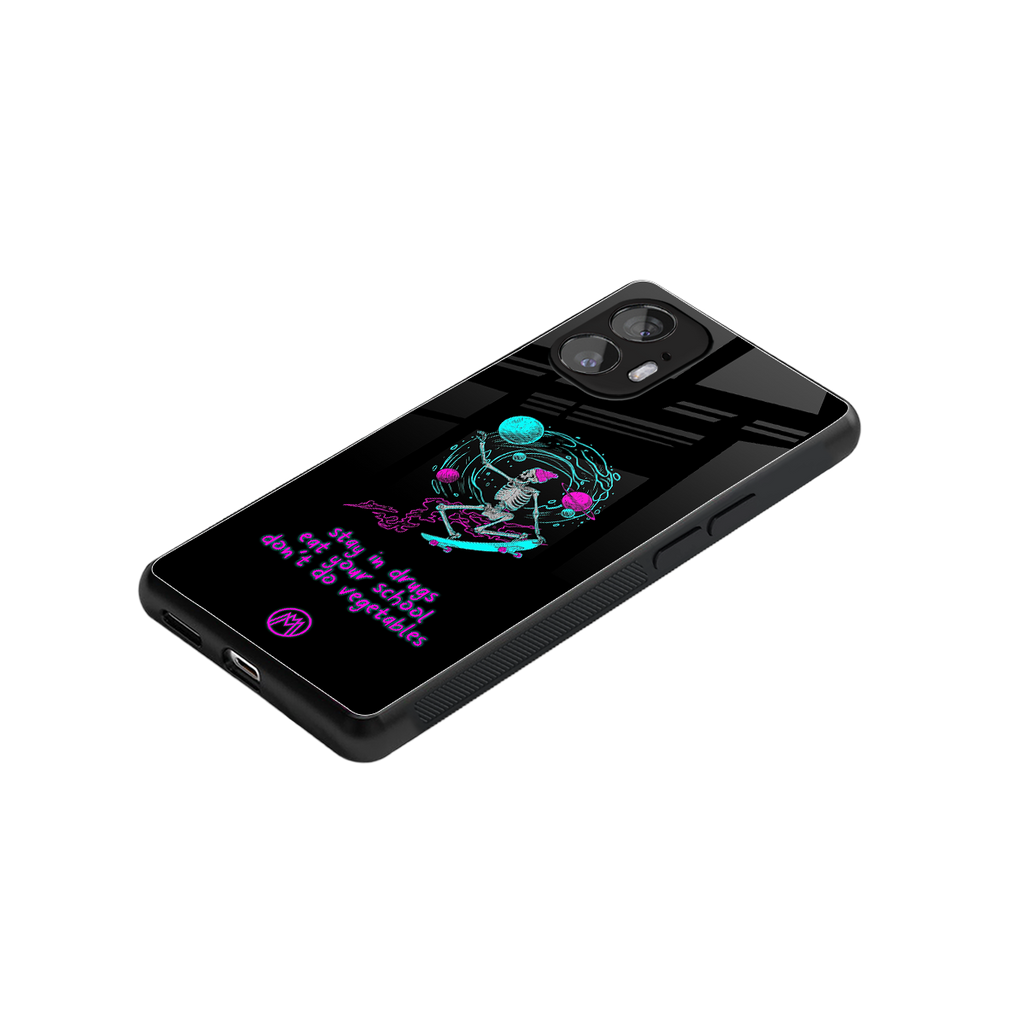 eat your school back phone cover | glass case for nothing phone 2