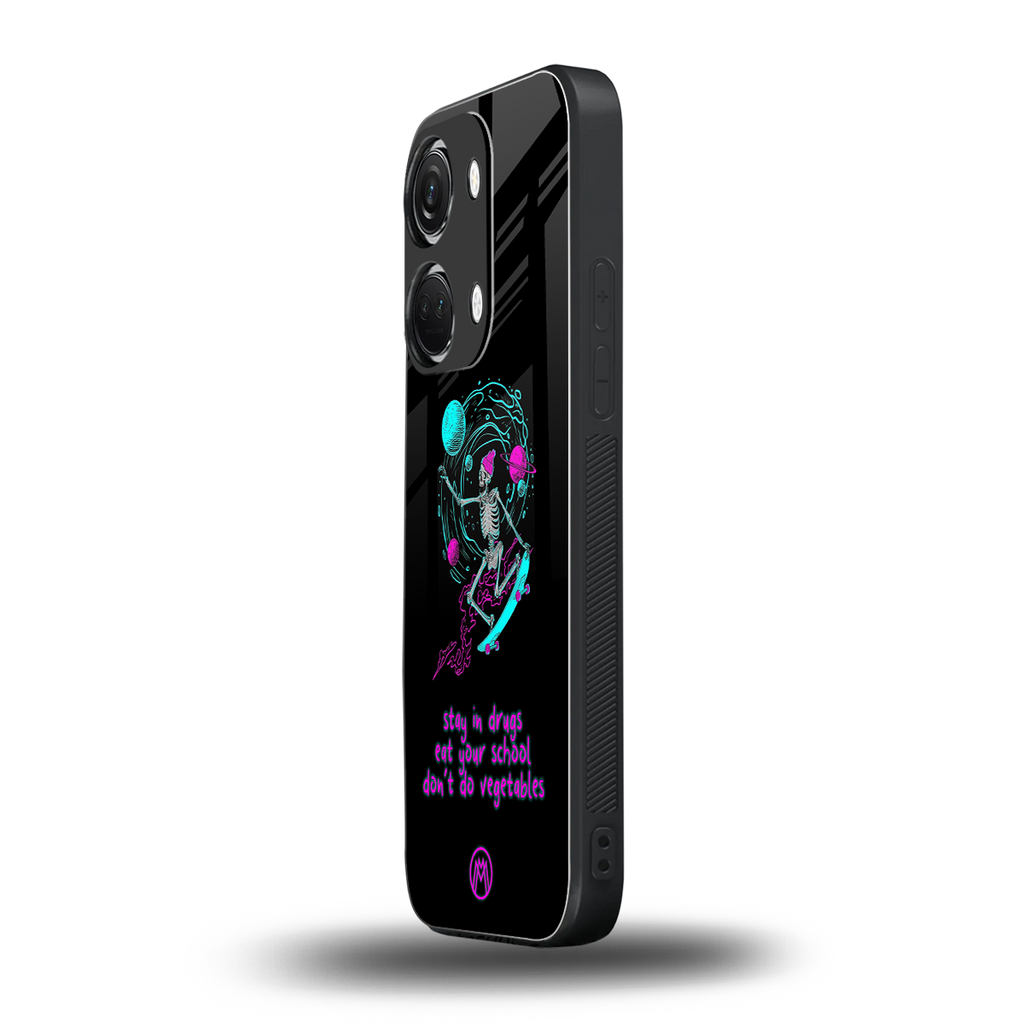 eat your school back phone cover | glass case for oneplus nord 3