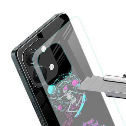 eat your school back phone cover | glass case for oneplus nord 3