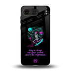 eat your school back phone cover | glass case for oneplus nord 4
