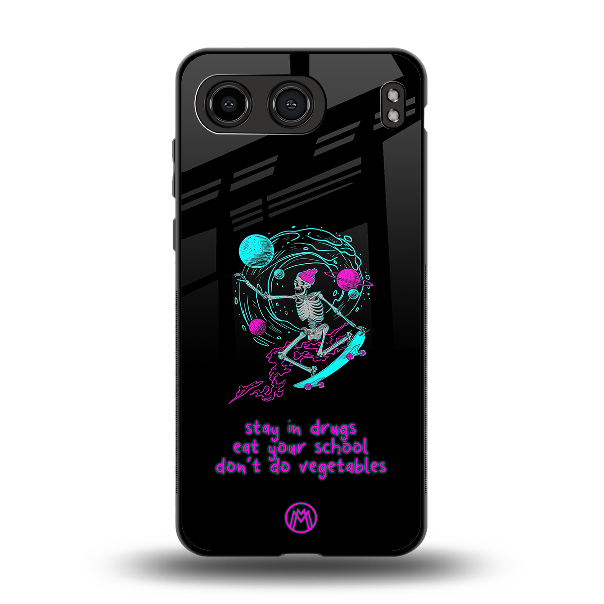eat your school back phone cover | glass case for oneplus nord 4