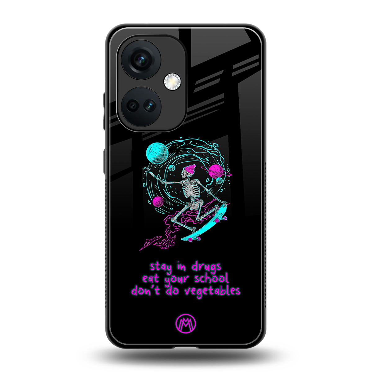 eat your school back phone cover | glass case for oneplus nord ce 3